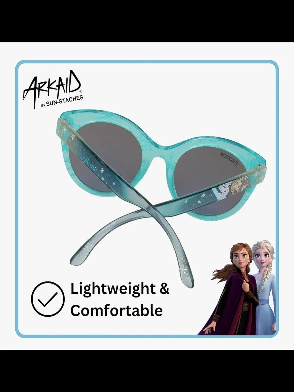 Disney Frozen Teal Frame Sunglasses with Blue Lenses